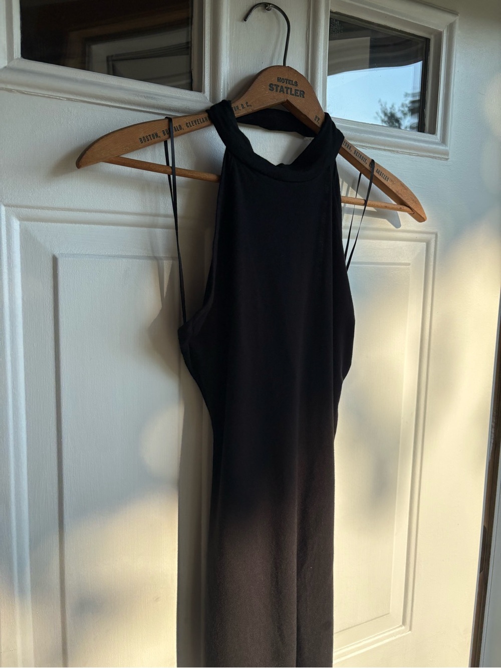 BDG by Urban Outfitters Black Mock Neck Open Back Bodycon Mini Dress